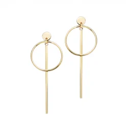 Boucles d'oreilles Plaqué Or606507<GO Mademoiselle Best