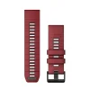 Bracelet Quickfit 26mm silicone rouge marsala / graphite010-13393-06<Garmin Outlet