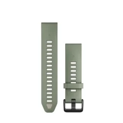 Bracelet Quickfit 20mm silicone vert sauge / gris cendré010-13391-02<Garmin Sale