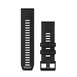Bracelet Quickfit 26mm silicone noir / gris galet010-13393-00<Garmin New