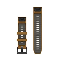 Bracelet Quickfit 22mm silicone automne / gris galet010-13392-03<Garmin Fashion