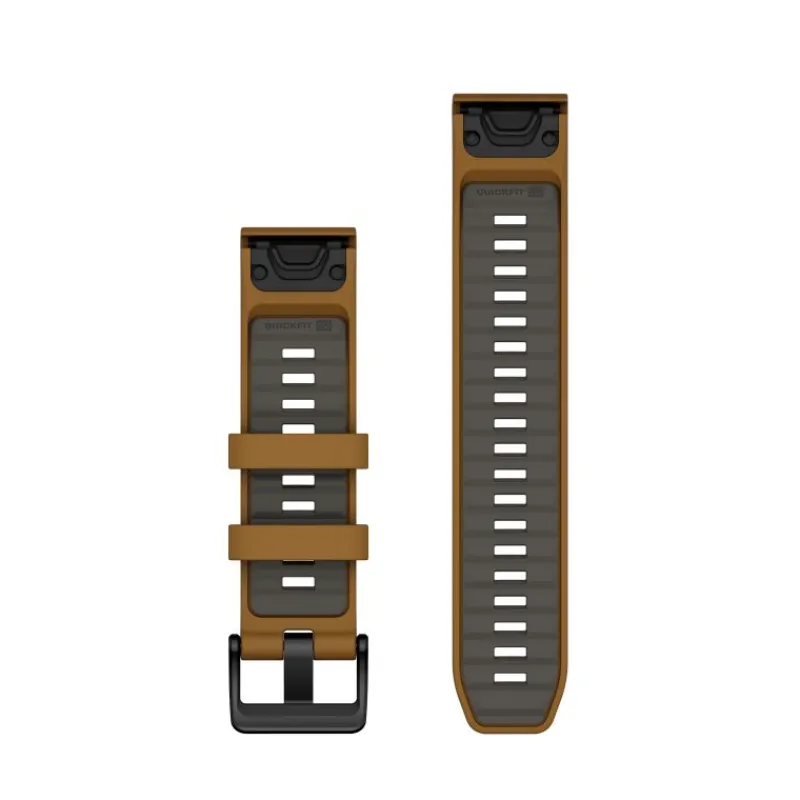 Bracelet Quickfit 22mm silicone automne / gris galet010-13392-03<Garmin Fashion