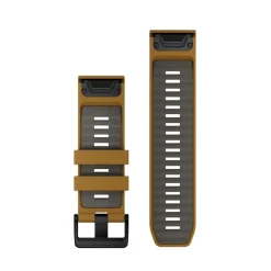 Bracelet Quickfit 26mm silicone automne / gris galet010-13393-03<Garmin Sale