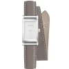 Bracelet Antares interchangeableacier double tour veau gris moyen BRAC17048A92<Herbelin Discount