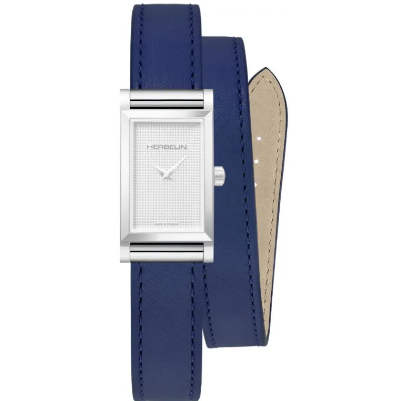 Bracelet Antares interchangeableacier double tour nappa soft oceania BRAC17048A74<Herbelin Best