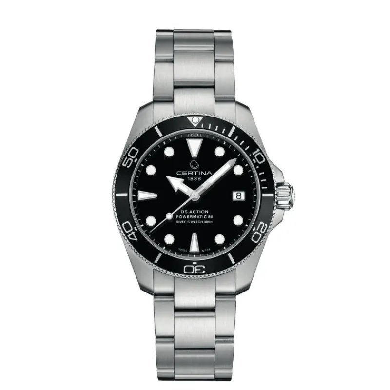 DS Action Diver 38mm Powermatic 80C0328071105100<Certina Online