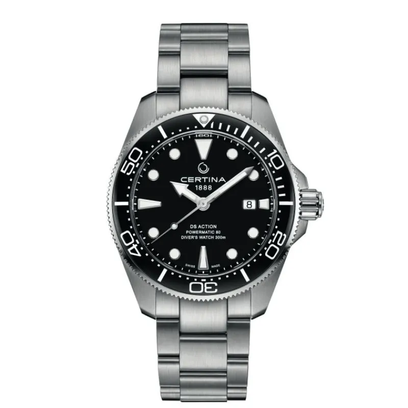 DS Action Diver 43mm Powermatic 80C0326071105100<Certina Clearance