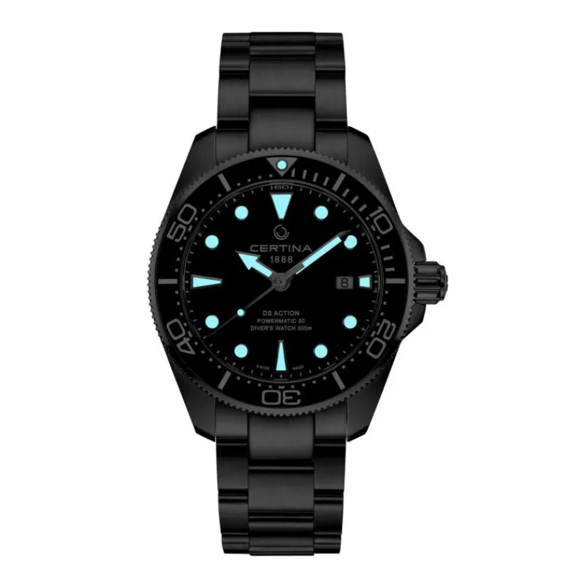 DS Action Diver 43mm Powermatic 80C0326071109100<Certina Clearance