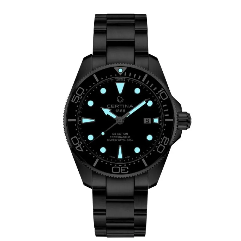 DS Action Diver 43mm Powermatic 80C0326071105100<Certina Clearance