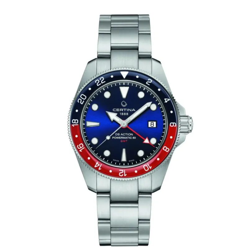 DS Action GMT Powermatic 80C0329291104100<Certina Sale
