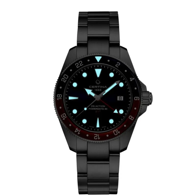 DS Action GMT Powermatic 80C0329291104100<Certina Sale