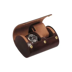 Etui 2 Montres Cuir Vachette Pull UpBR26600304<Bouveret Best