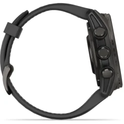 Fenix 8 Amoled 43mm Verre Sapphire lunette Carbon Gray DLC bracelet noir010-02903-21<Garmin Best