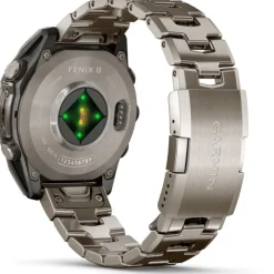 Fenix 8 Amoled 47mm Verre Sapphire lunette titane bracelet titane + silicone noir010-02904-40<Garmin Outlet