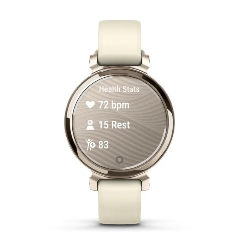 Lily 2 Cream Gold bracelet silicone blanc coco010-02839-00<Garmin Online