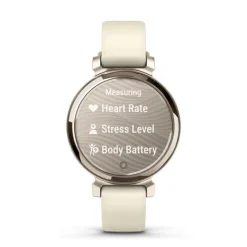 Lily 2 Cream Gold bracelet silicone blanc coco010-02839-00<Garmin Online