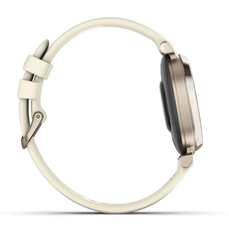 Lily 2 Cream Gold bracelet silicone blanc coco010-02839-00<Garmin Online