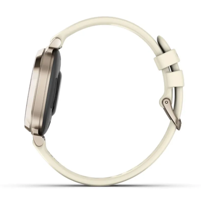 Lily 2 Cream Gold bracelet silicone blanc coco010-02839-00<Garmin Online