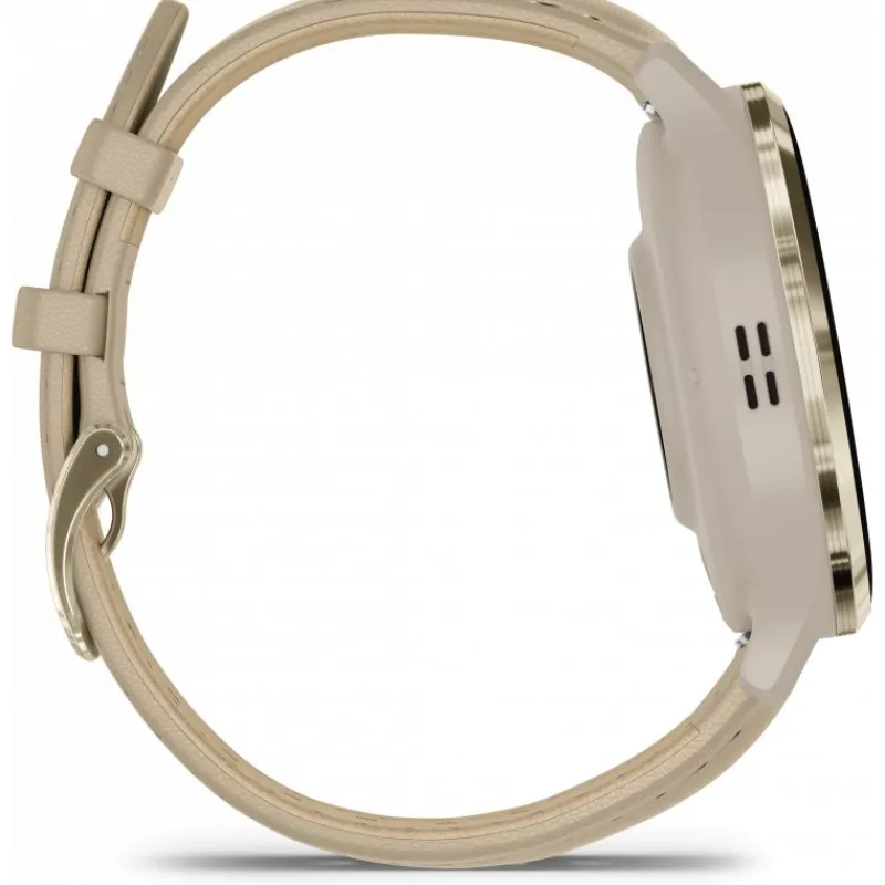 Venu 3S bracelet cuir lin + bracelet silicone lin010-02785-55<Garmin Outlet