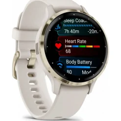 Venu 3S Soft Gold avec bracelet ivoire010-02785-04<Garmin Fashion