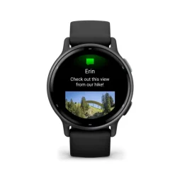 Vivoactive 5 lunette gray bracelet noir010-02862-10<Garmin Outlet