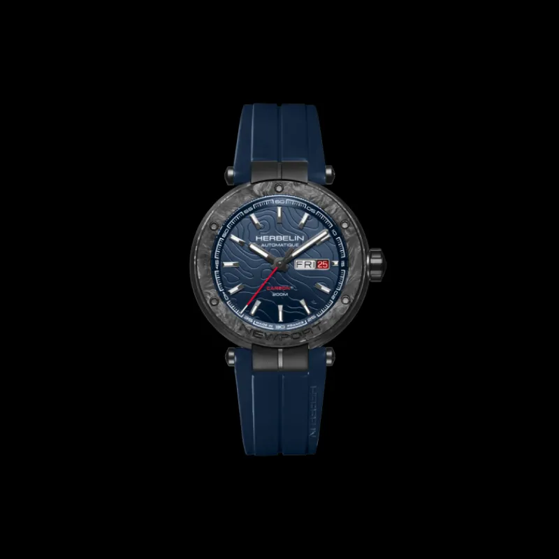 Newport Carbon Titane Automatic pour Homme1788CTN15CB<Herbelin New