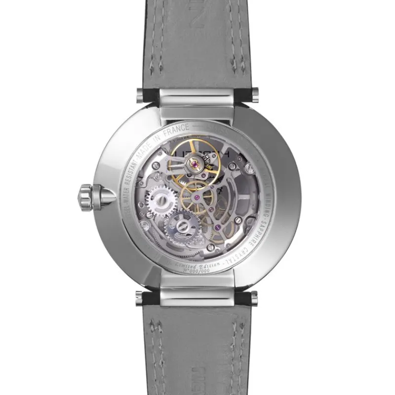 Newport Slim Mechanical Skeleton1222SQ75<Herbelin Best