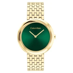 Montre Sculptural Twisted Bezel pour Femme25100066<Calvin Klein Online