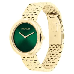 Montre Sculptural Twisted Bezel pour Femme25100066<Calvin Klein Online