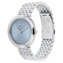 Montre Sculptural Twisted Bezel pour Femme25100065<Calvin Klein Online