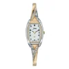 Montre Femme tonneau dorée bicolore634010<Joalia Fashion