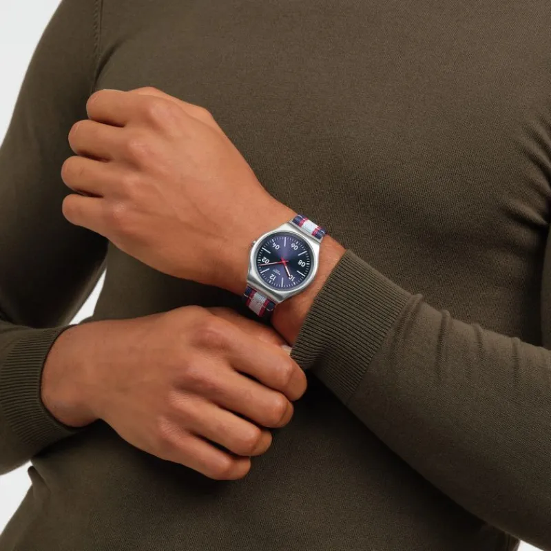 Montre Skin IronySS07S148 - BESIDE THE SEA<Swatch Online