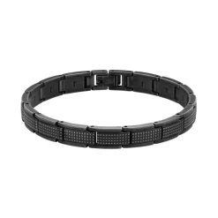 - Bracelet Loft Acier vieilli 8mm x 22cmHB7285<Rochet Fashion