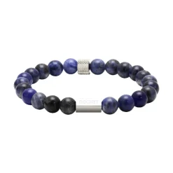 - Bracelet Zen perles Ø8mm lapis lazuli / acier moletéB286012<Rochet Clearance