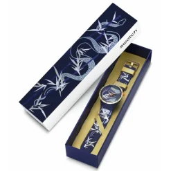 Année du SerpentSB05Z700 - BLUE AND GOLDEN LITHE DANCER<Swatch Sale