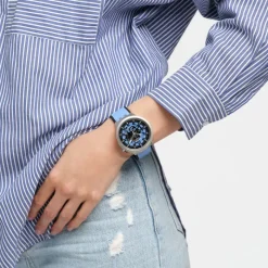Big Bold IronySB07S106 - BLUE DAZE<Swatch Discount