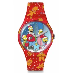 X The SimpsonsSUOZ361 - JOLLY JINGLE JAMBOREE<Swatch Fashion
