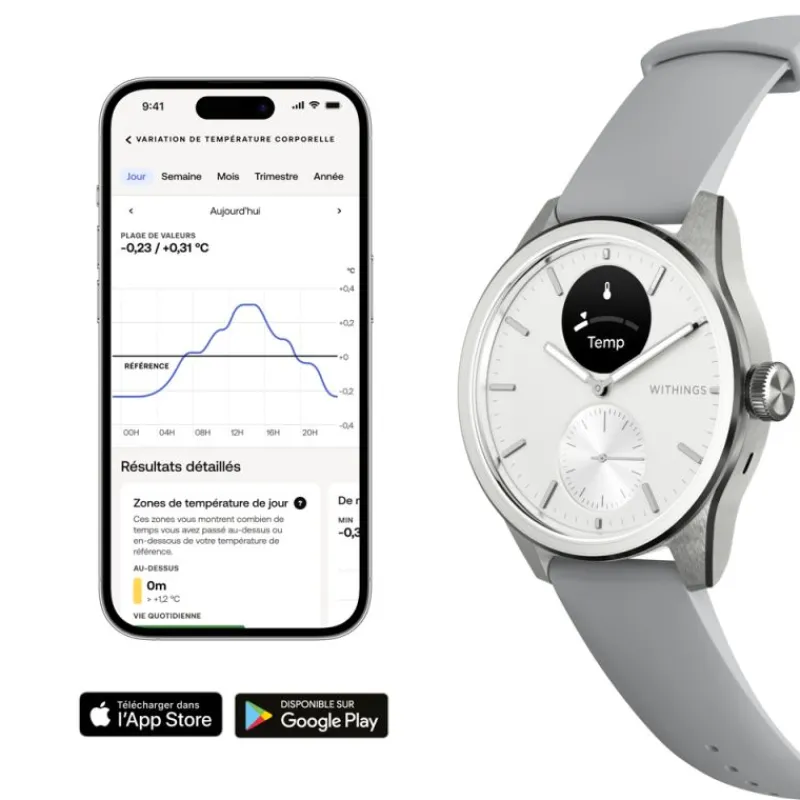 Withings ScanWatch 2 Ø42mmWSW 242 WHITE< Online