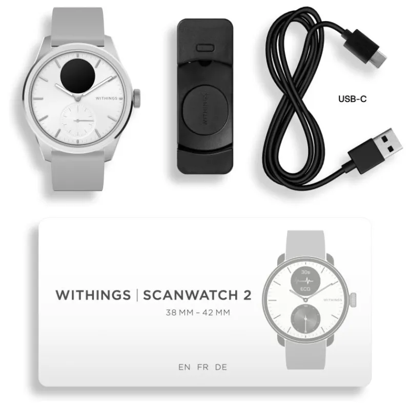 Withings ScanWatch 2 Ø42mmWSW 242 WHITE< Online